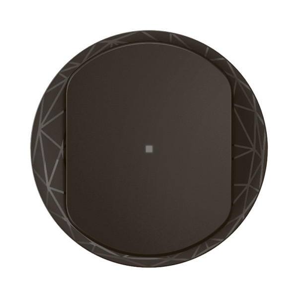 Enjoliveur interrupteur avec neutre céliane with netatmo - noir