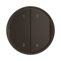 Enjoliveur commande 4 scénarios sans fils céliane with netatmo - noir