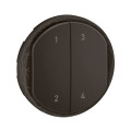 Enjoliveur commande 4 scénarios sans fils céliane with netatmo - noir