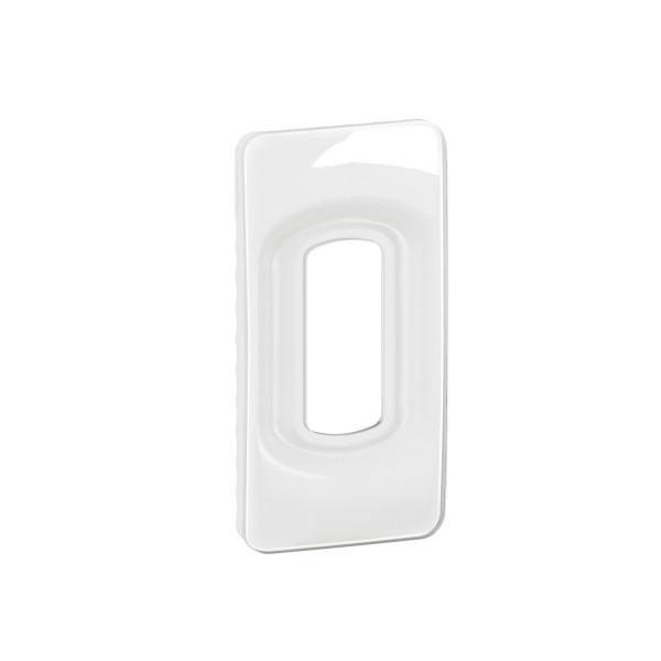  plaque de finition céliane 1 module - blanc emaillé
