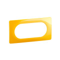  plaque de finition céliane 4 à 5 modules - jaune safran