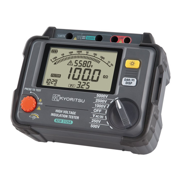 Mesureur d'isolement numérique 250/500/1000/2500/5000v 