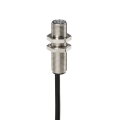 Detecteur inductif cylindriq m12 12 24v dc pnp no 3fils noyable cable 2m