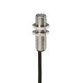 Detecteur inductif cylindriq m12 12 24v dc pnp no 3fils noyable cable 5m