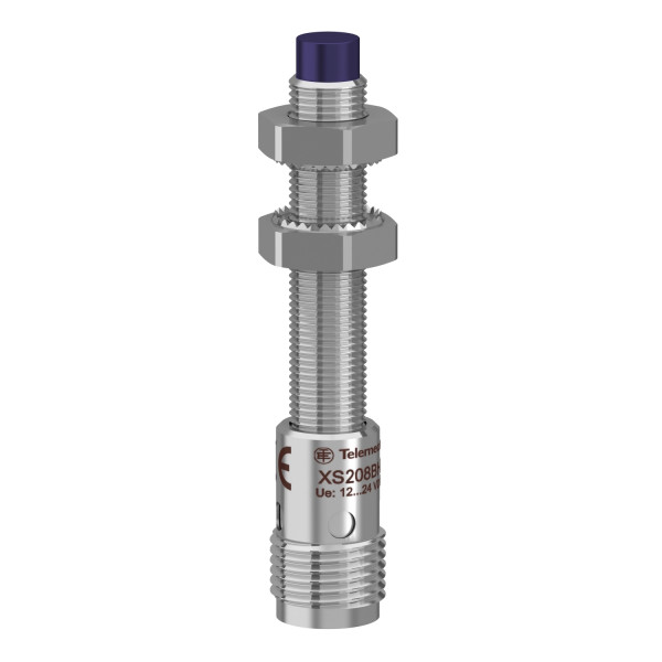 Xs détecteur inductif basi métal - m8 l61mm non noyable sn2,5mm dc3-pnp no - m12