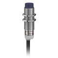 Detecteur inductif cylindriq m12 12 24v dc npn no 3fils non noyable cable 2m