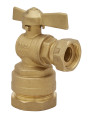 Robinet avant compteur equerre pour polyethylene 1" 32
