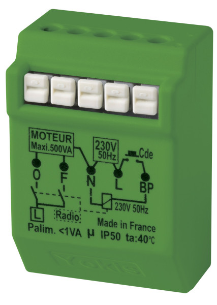 Yokis Micromodule Radio Pour Volets Roulants Encastré 500W (5454467)