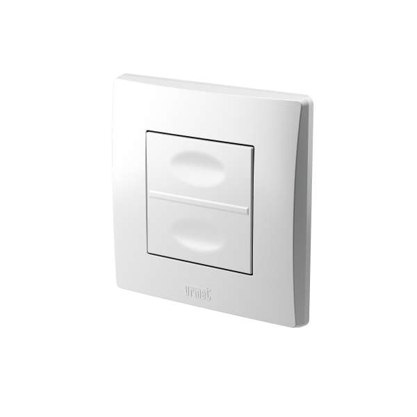 Télécommande Yokis up murale extra plate avec sonde de température - 2 touches zigbee