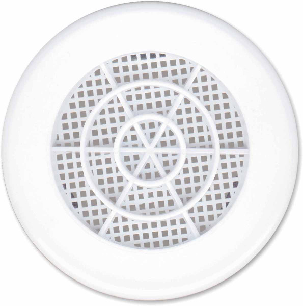 Grille en plastique blanche de diamètre 80mm/90mm