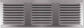 Grille à persienne en aluminium de dimensions 300x100