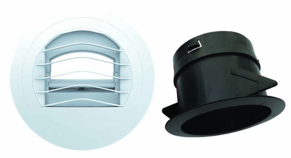 Kit bouche hygro pour salle de bain (sdb) de diamètre 80