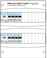 Tableau électrique pré équipé et pré câblé Schneider Electric Resi9 XP 2 rangées 40A 8 disjoncteurs