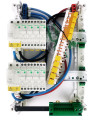 Tableau électrique pré équipé Schneider Resi9 XP 2 rangées 40A 8 disjoncteurs pré-câblé