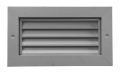 Grille de trans1ert anti-vue, alu, contre cadre, d400 x 400mm