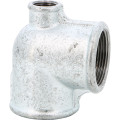 Raccord fonte malléable galva 21/2x21/2x2té réduit femelle-femelle-femelle 