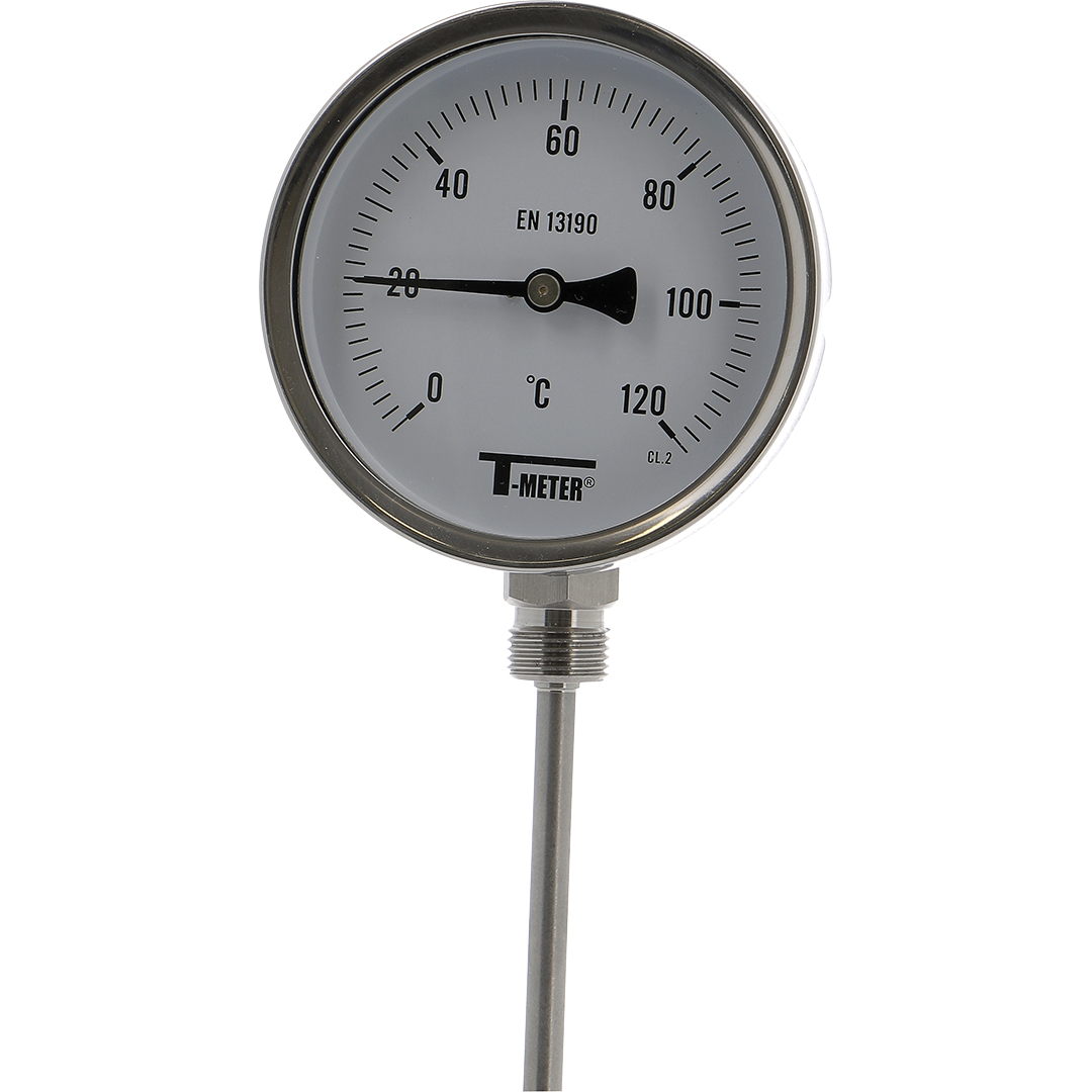 Thermomètre Plongeur THERMADOR - Longueur 100 Mm Lg 200 Mm, Référence T100AL200