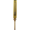 Thermomètres verticaux industriels-droits-hauteur 200 mm- plongeur 100 mm 