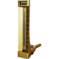Thermomètre vertical-equerres-hauteur 150 mm- plongeur 100 mm 