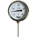 Thermomètre bi-métallique-tout inox-verticaux-d.100-plongeur 63 mm dn 100 