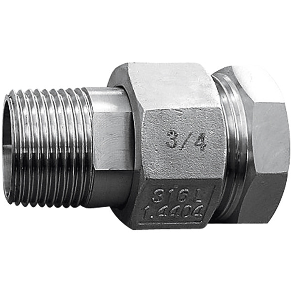 Raccords inox usiné-pn60- union mâle-femelle dn 3/8 