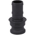 Raccords à cames polypropylène-adaptateur cannelé e dn 4 