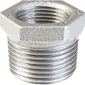 Raccord fonte malléable galva 3x2 réduction mâle-femelle