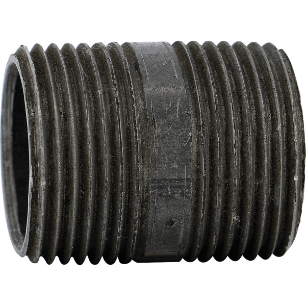 Mamelon acier 530 noir 11/2 l100 530 mamelon acier lg 100mm