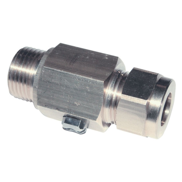Vanne à sphère pour lavabo-droit-pour tube cuivre dn 3/8