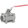 Robinet à tournant sphérique-3 pièces inox pn63 f.f. npt dn 2