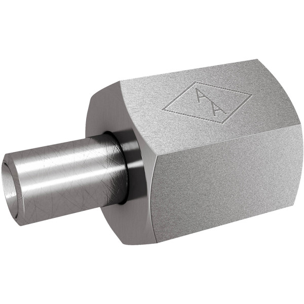 Ecrou taraude tubulur inox a souder 1/4