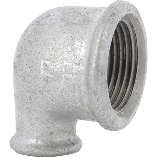 Rfm 90r galva 11/4x3/4 coude red.f-f 90r coude reduit galva ff petit rayon90° - Sferaco - 90G3320
