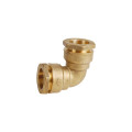 Rac 816 s.e 63manchon coude laiton titre cw617n