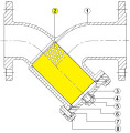 Tamis 240 dn15 d18xl57 2.5/10° 0,25mm 