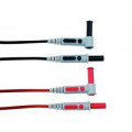 Cordons de mesure Ø4mm Chauvin Arnoux PVC rouge/noir surmoulés