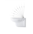 D-code abattant blanc 360x430x40 mm