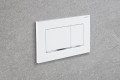 Plaque geberit sigma30 double touche: blanc, chromé brillant