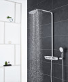 Colonne douche mitigeur thermostatique rainshower smartcontrol duo 360 chromé