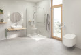 Ensemble de douche 3 jets avec barre rainshower smartactive 130 chromé