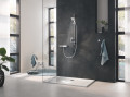 Ensemble de douche 3 jets avec barre rainshower smartactive 130 cube chromé