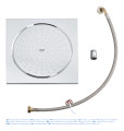 Plafonnier douche 1 jet rainshower f-series 10" 254 x 254 chromé