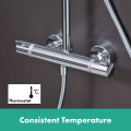 Showerpipe croma 280 1jet chromé