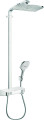 Showerpipe 360 st 1jet blanc/chromé