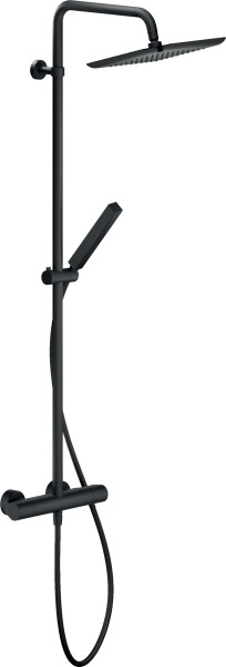 Colonne de douche thermo seven  douche de tete 245x245 velvet black