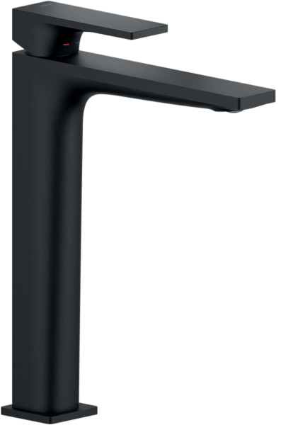Mitigeur lavabo corps haut avec vidage push velvet black seven