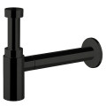 Siphon lavabo droit abs black mat