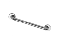 Barre d'appui droite 400 mm, tube inox poli brillant ø 32 mm, embase ø 77 mm