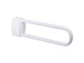 Barre relevable 600 mm, tube aluminium blanc ø 30 mm, fixations invisibles