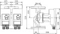 Circulateur double à haut rendement wilo-yonos maxo-d 40/0,5-8 pn6/10 (2120664)