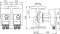 Circulateur double à haut rendement wilo-yonos maxo-d 80/0,5-12 pn10 (2120673)